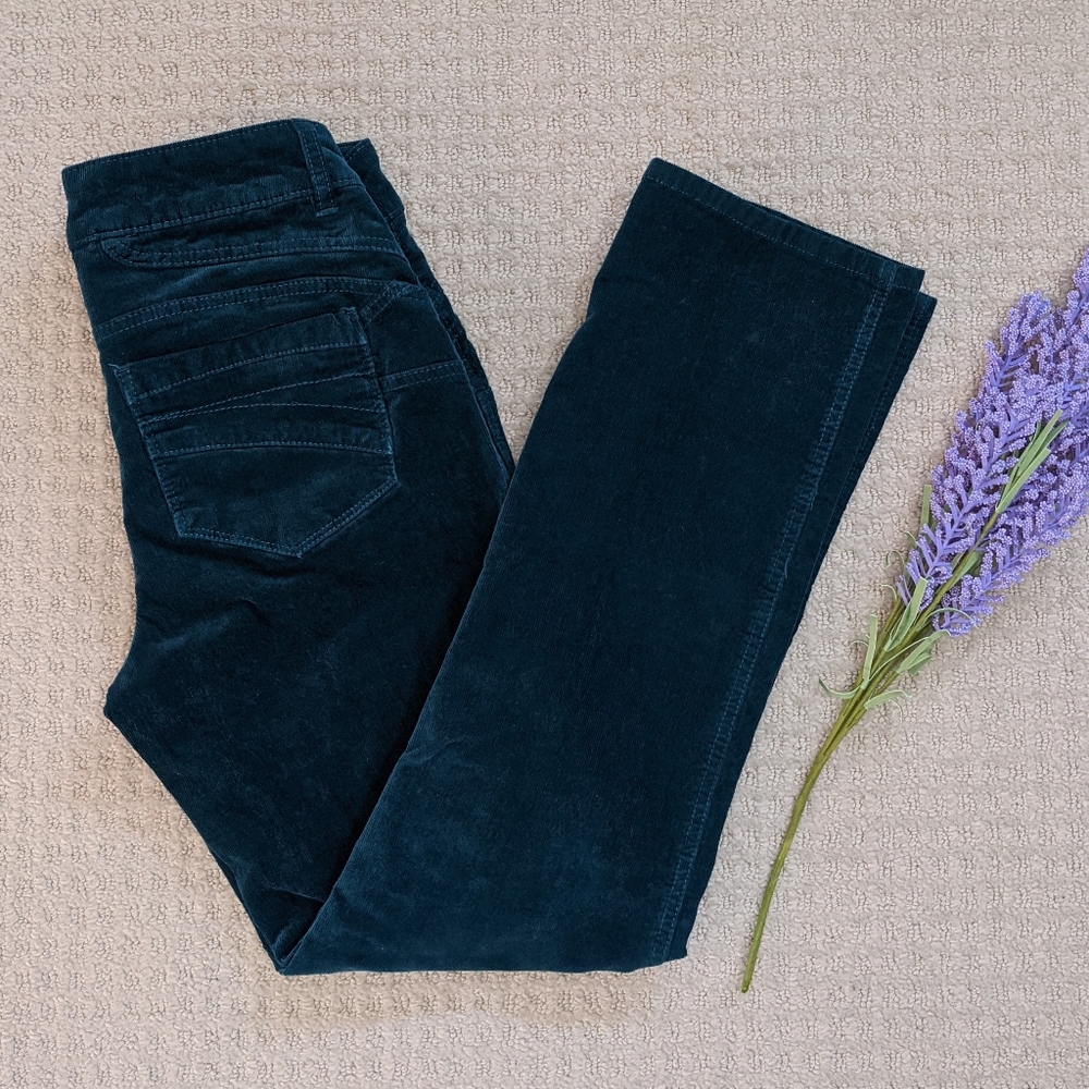 Dark turquoise corduroy Pants